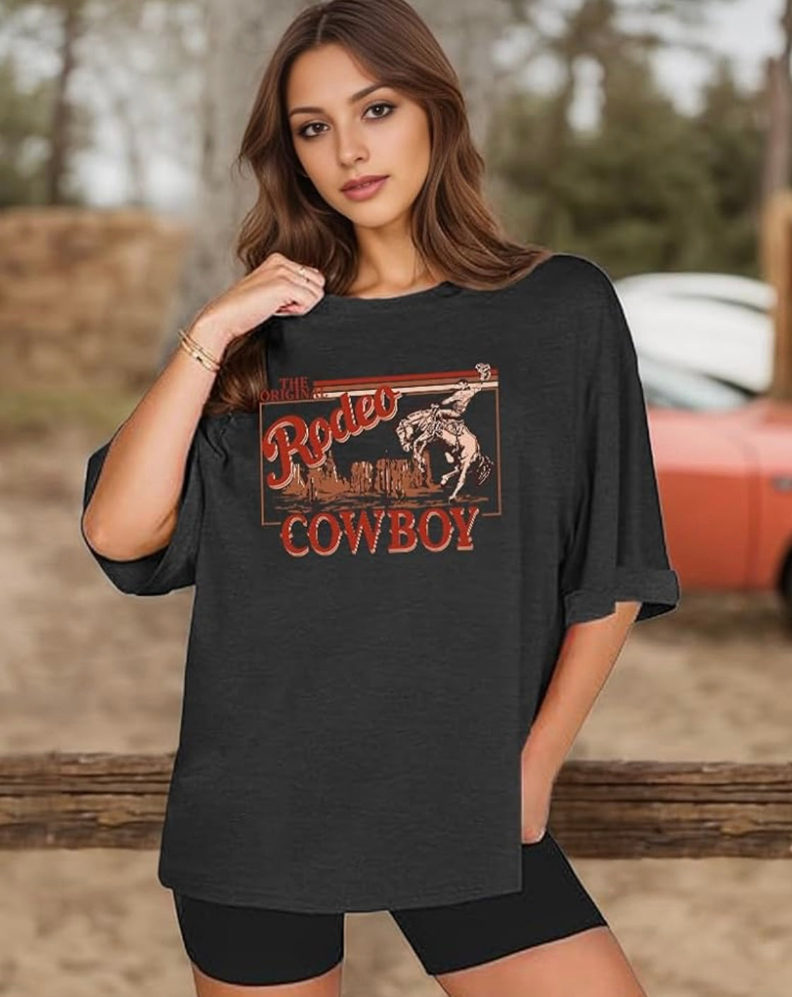 Rodeo Cowboy Oversized Shirt