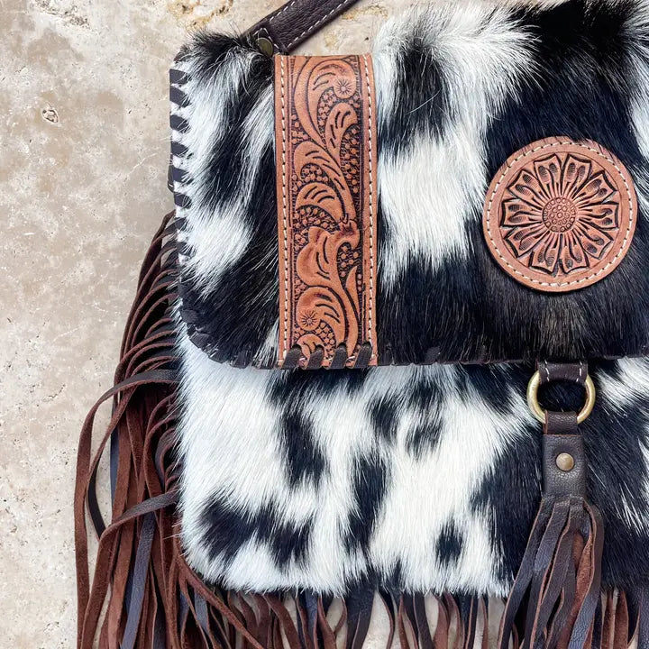 The Regina Crossbody Cowhide Purse