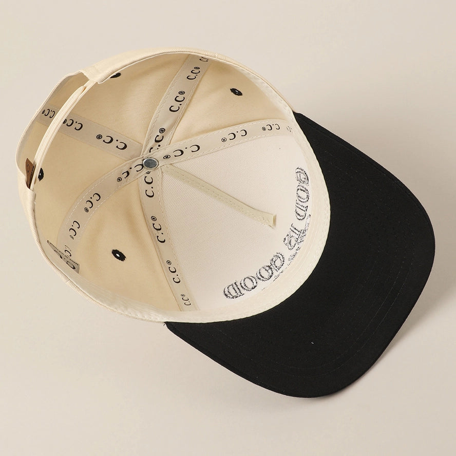 God is Good All the Time Embroidery Trucker Hat