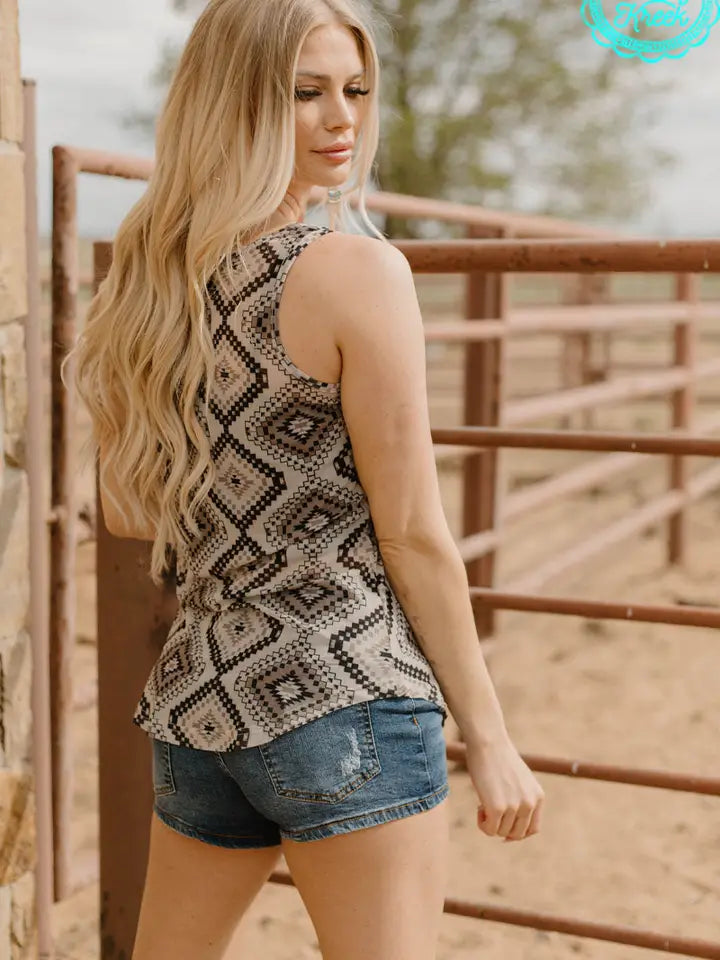 Prairie Lake Mesh Tank Top