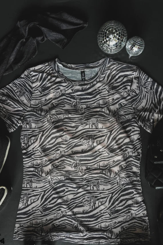 Lets Get Wild Mesh Tee