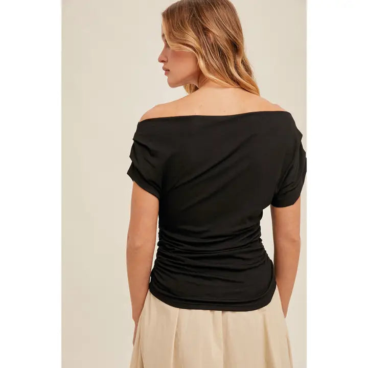 Ruched Knit Top