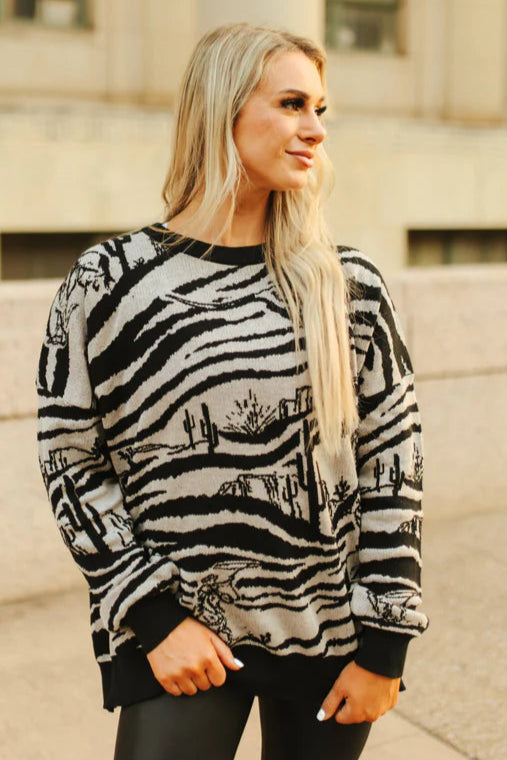 Wild West Zoo Sweater