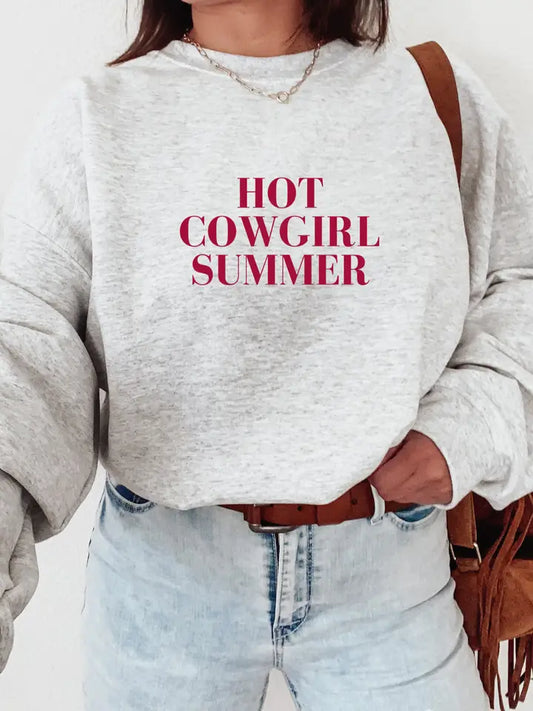 Hot Cowgirl Summer Crewneck