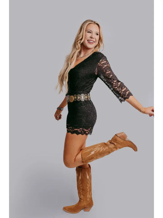 Lace Up Romper
