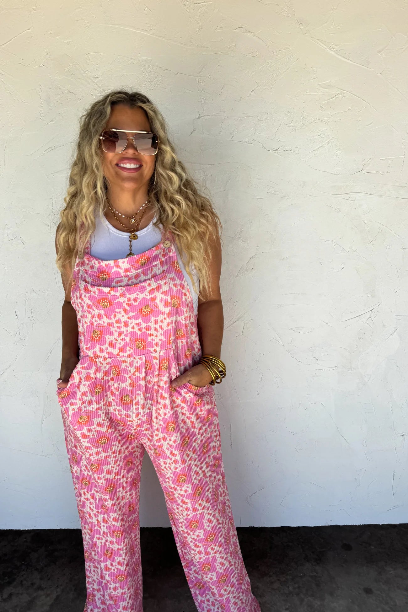 Cassidy Floral Boho Overalls