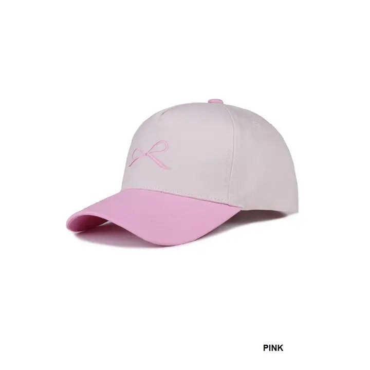 Coquette Bow Canvas Hat