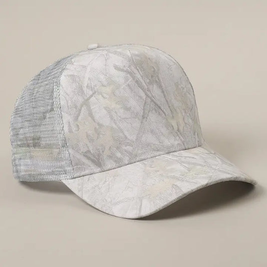 Realtree Camo Print Mesh Back Trucker Hat
