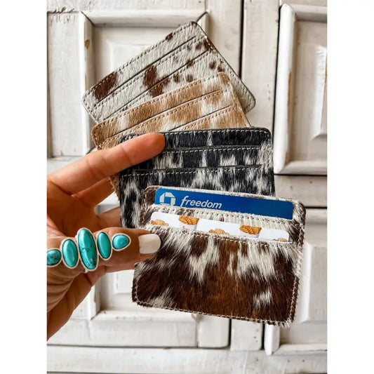 Cowhide Card Holder