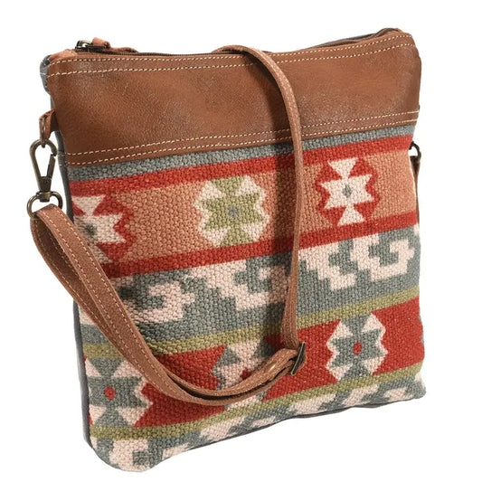 Crossbody Upcycled Canvas Bag
