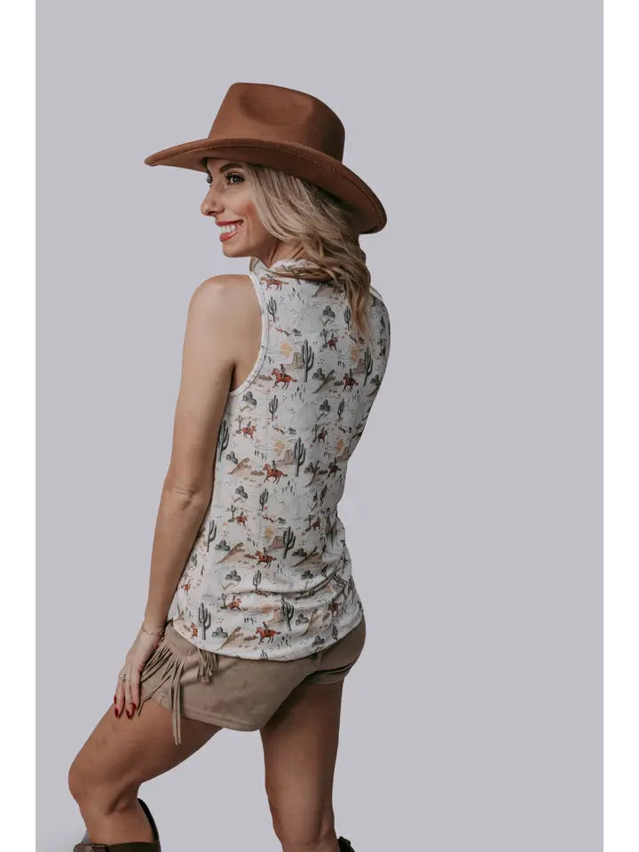 Desert Sleeveless Shirt