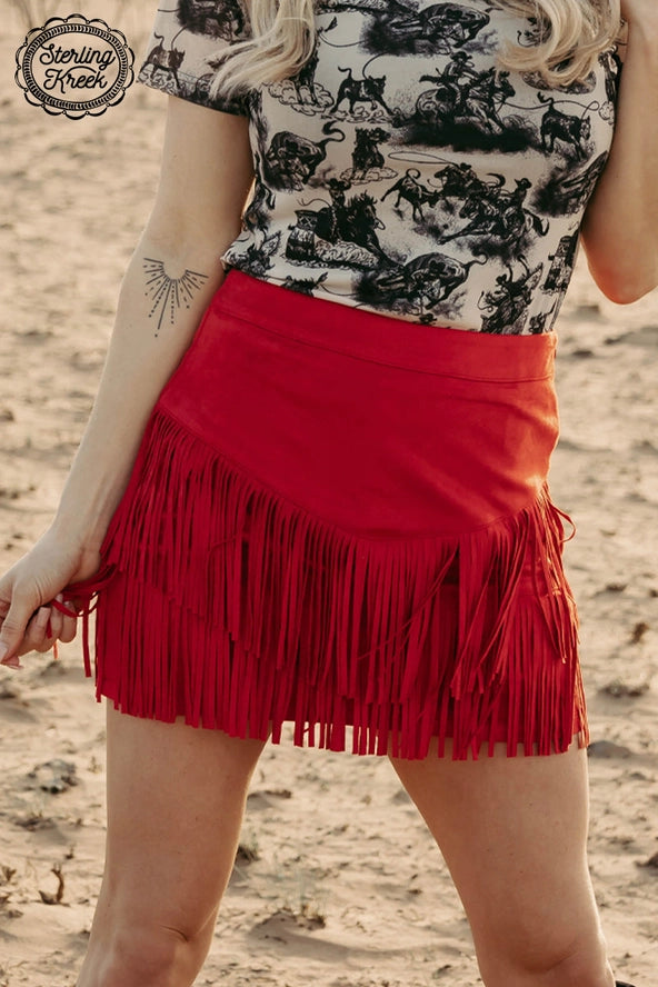 Fort Worth Fringe Skirt