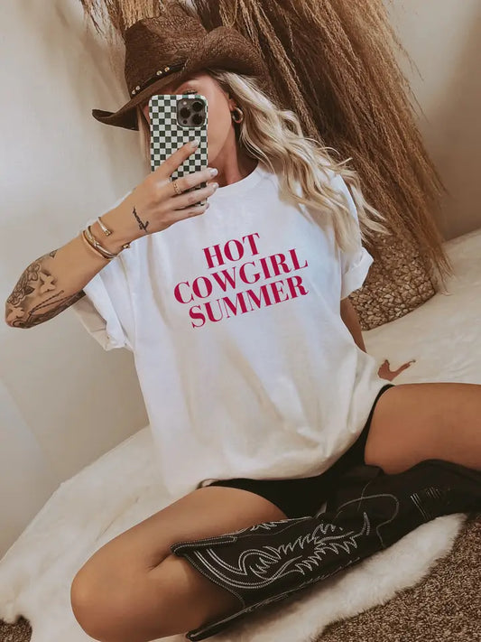 Hot Cowgirl Summer Tee