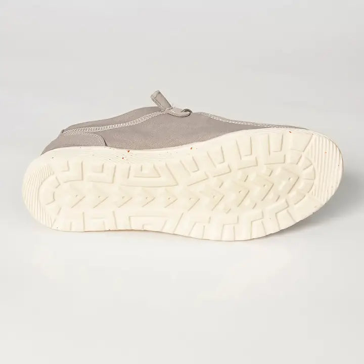 Genuine Leather Trim Slip On Shoe