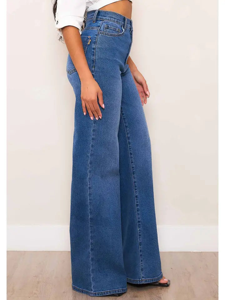 Wide Leg Comfort Stretch Pants *PREORDER