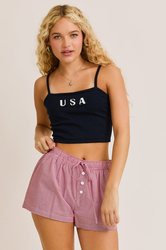 USA Knit Tank Top