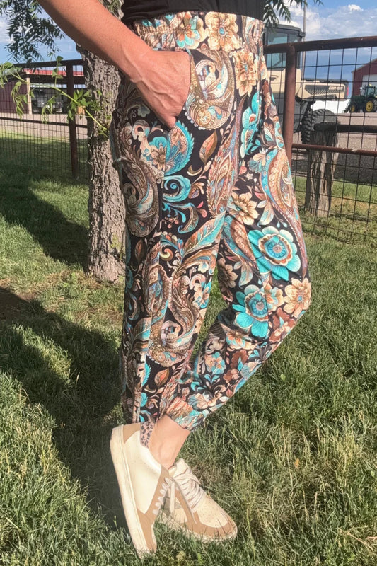 Oh My Paisley Joggers