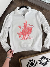 Pink Bull Rider Quarter Zip