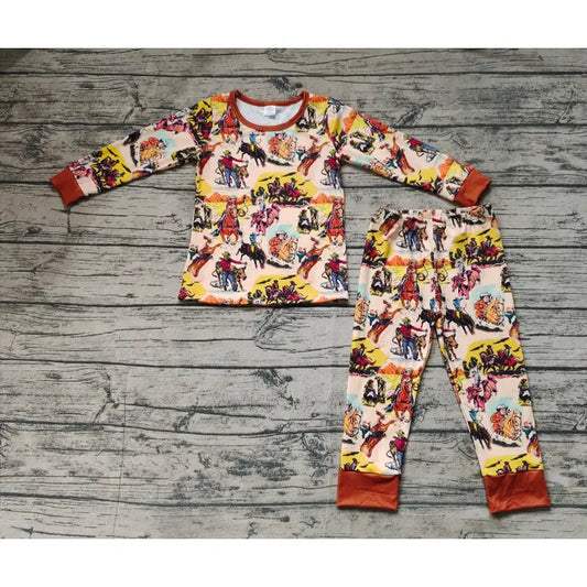 Rodeo Western Pajama Set