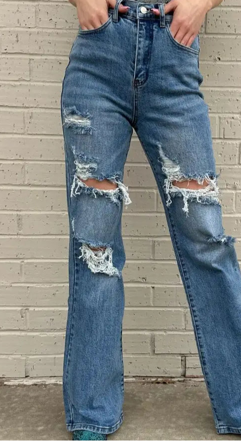 SK Regular Denim Pants