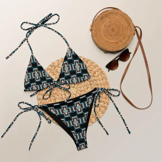 Southwest Cross String Bikini Set