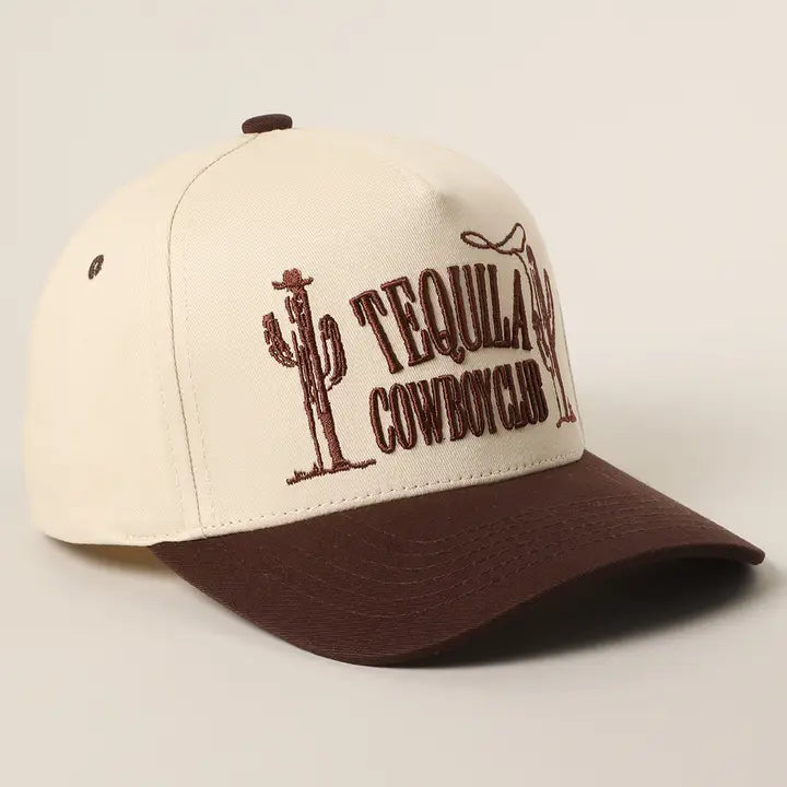 Tequila Cowboy Club Embroidery Hat