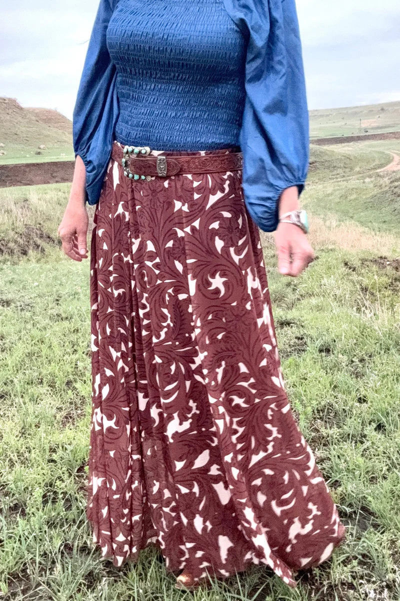 Tooled in Paradise Skirt