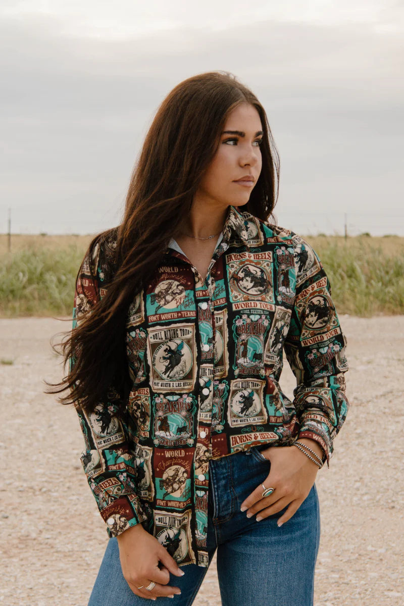 Rodeo Vintage Button Up
