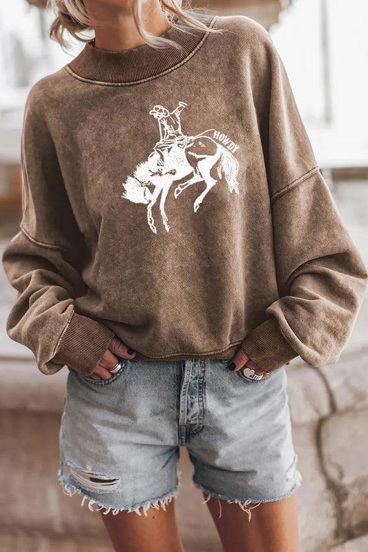 Western Cowboy Crewneck