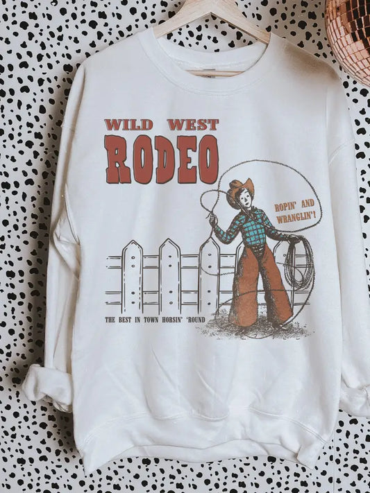 Ropin' and Wranglin' Crewneck